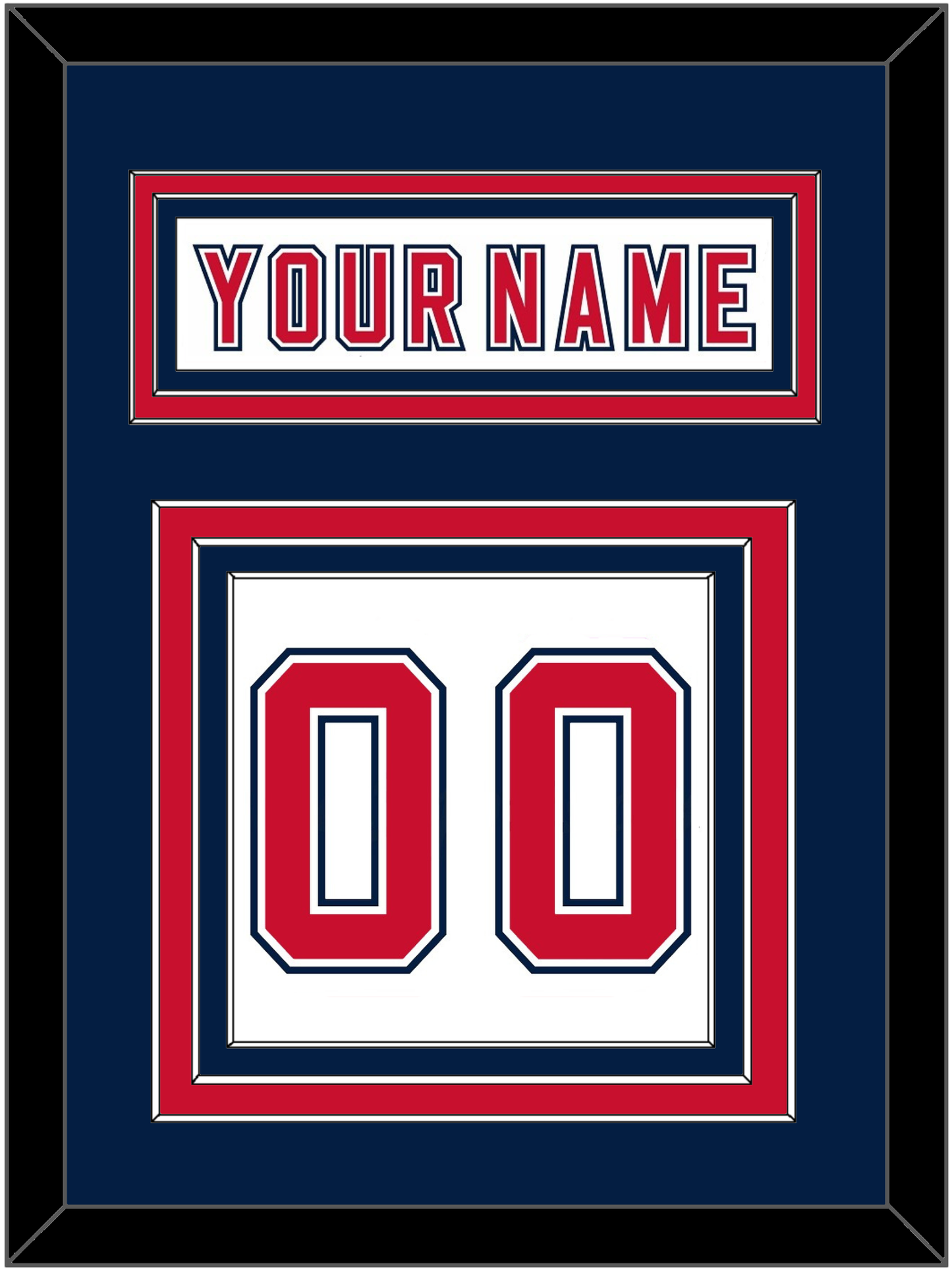 Florida Nameplate & Number (Back) - Road White (2006-2007) - Premier Tier 5