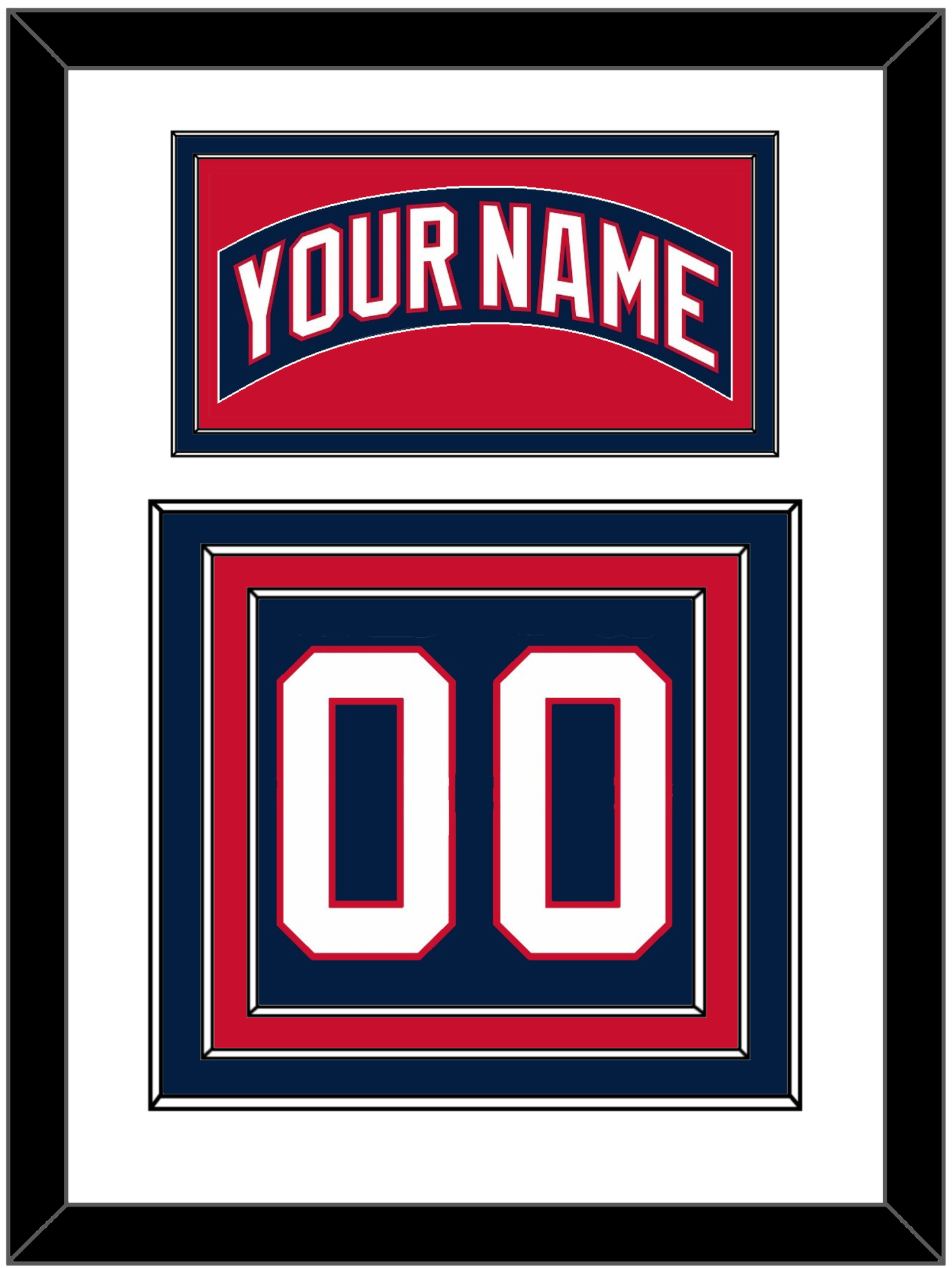 Florida Nameplate & Number (Back) - Home Blue (2003-2006) - Premier Tier 1