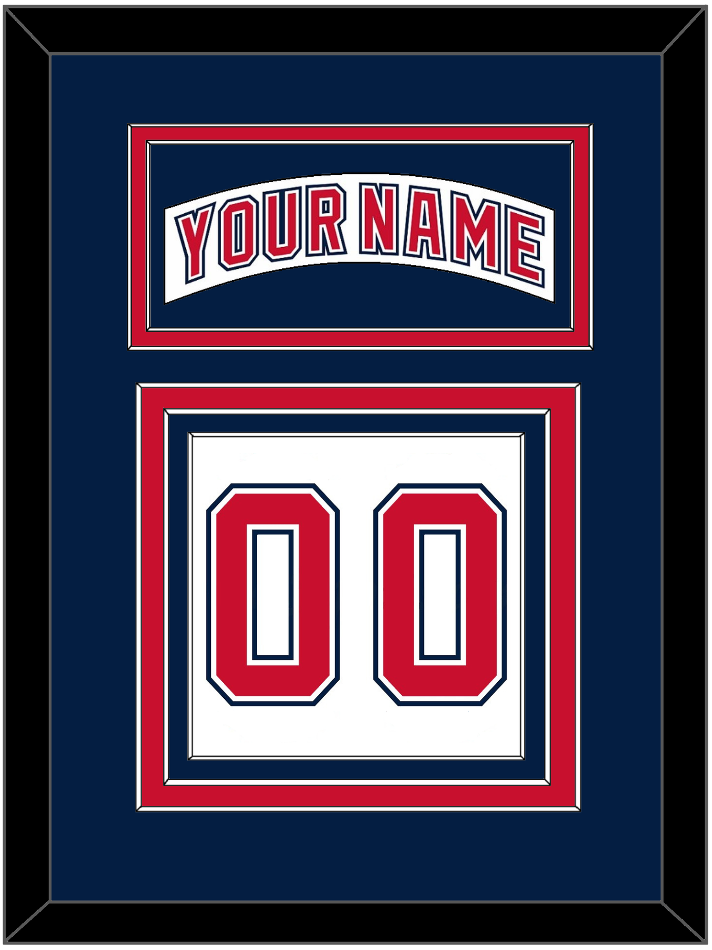 Florida Nameplate & Number (Back) - Road White (2003-2006) - Premier Tier 4
