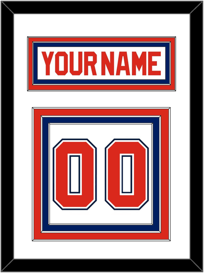 Florida Nameplate & Number (Back) - Home White (1993-1998) - Premier Tier 1