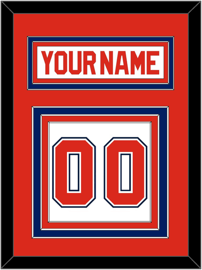 Florida Nameplate & Number (Back) - Home White (1993-1998) - Premier Tier 3