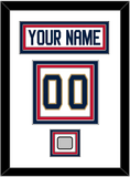 Florida Nameplate & Number (Back) With Stanley Cup Finals Patch - Road White - Triple Mat 2