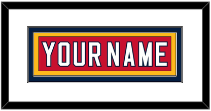 Florida Nameplate - Home Red (2011-2016) - Signature Tier 1