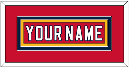 Florida Nameplate - Home Red (2011-2016) - Signature Tier 3