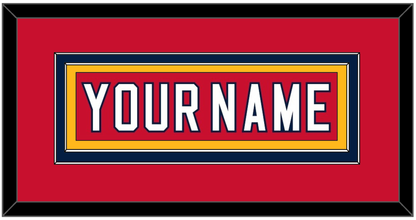 Florida Nameplate - Home Red (2011-2016) - Signature Tier 3