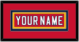 Florida Nameplate - Home Red (2011-2016) - Double Mat 3