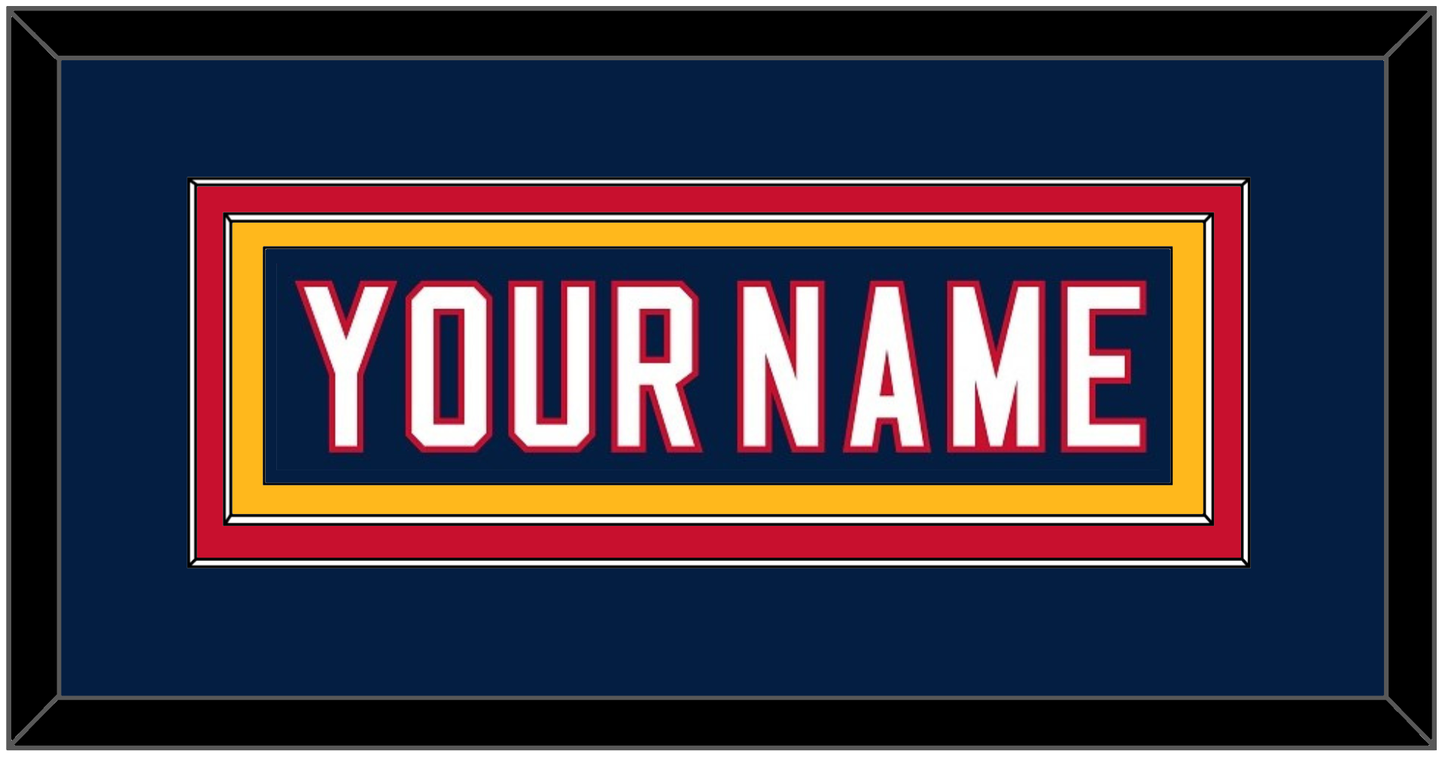 Florida Nameplate - Home Blue (2007-2011) - Signature Tier 3
