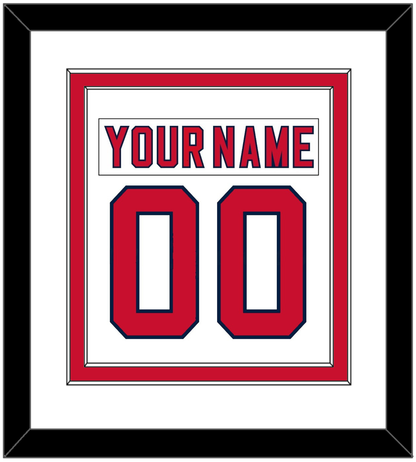 Florida Nameplate & Number (Back) Combined - Road White (2007-2016) - Signature Tier 1