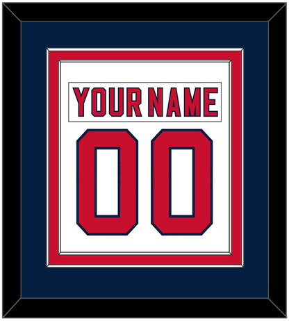 Florida Nameplate & Number (Back) Combined - Road White (2007-2016) - Signature Tier 4