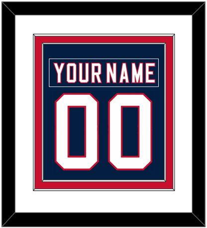 Florida Nameplate & Number (Back) Combined - Home Blue (2006-2007) - Signature Tier 1