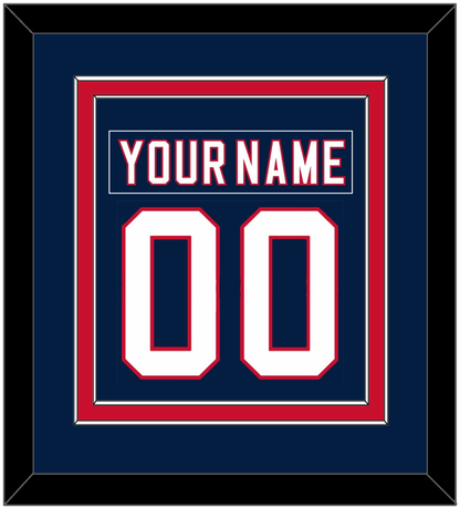 Florida Nameplate & Number (Back) Combined - Home Blue (2006-2007) - Signature Tier 2