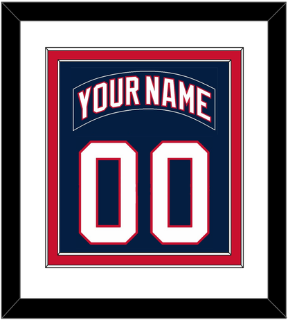 Florida Nameplate & Number (Back) Combined - Home Blue (2003-2006) - Signature Tier 1