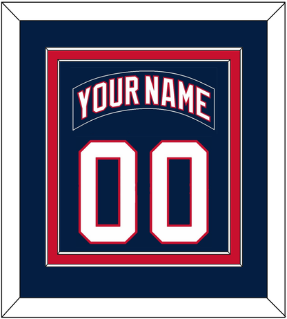 Florida Nameplate & Number (Back) Combined - Home Blue (2003-2006) - Signature Tier 2