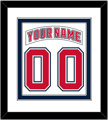 Florida Nameplate & Number (Back) Combined - Home White (1998-2003) - Signature Tier 2