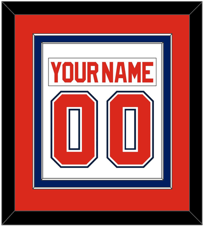 Florida Nameplate & Number (Back) Combined - Home White (1993-1998) - Signature Tier 3