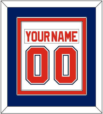 Florida Nameplate & Number (Back) Combined - Home White (1993-1998) - Signature Tier 4