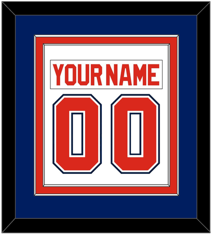 Florida Nameplate & Number (Back) Combined - Home White (1993-1998) - Signature Tier 4
