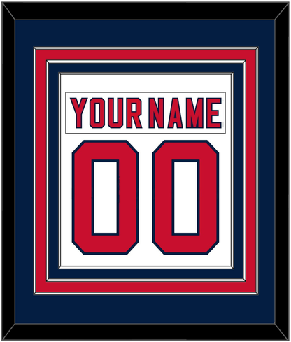 Florida Nameplate & Number (Back) Combined - Road White (2007-2016) - Premier Tier 5