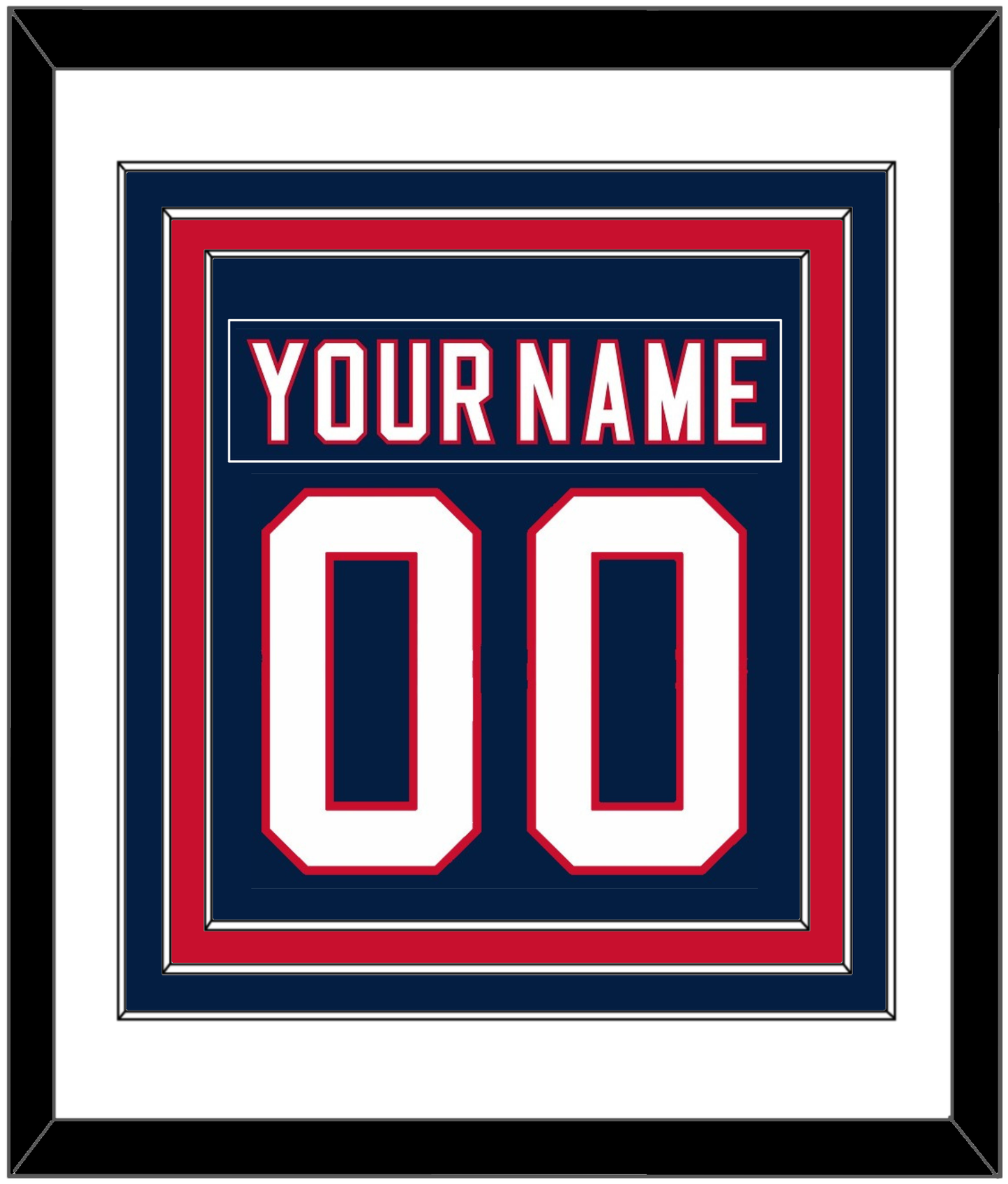 Florida Nameplate & Number (Back) Combined - Home Blue (2006-2007) - Premier Tier 1