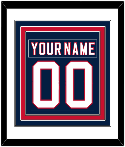 Florida Nameplate & Number (Back) Combined - Home Blue (2006-2007) - Premier Tier 1