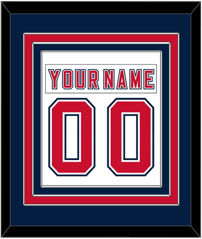 Florida Nameplate & Number (Back) Combined - Road White (2006-2007) - Premier Tier 5