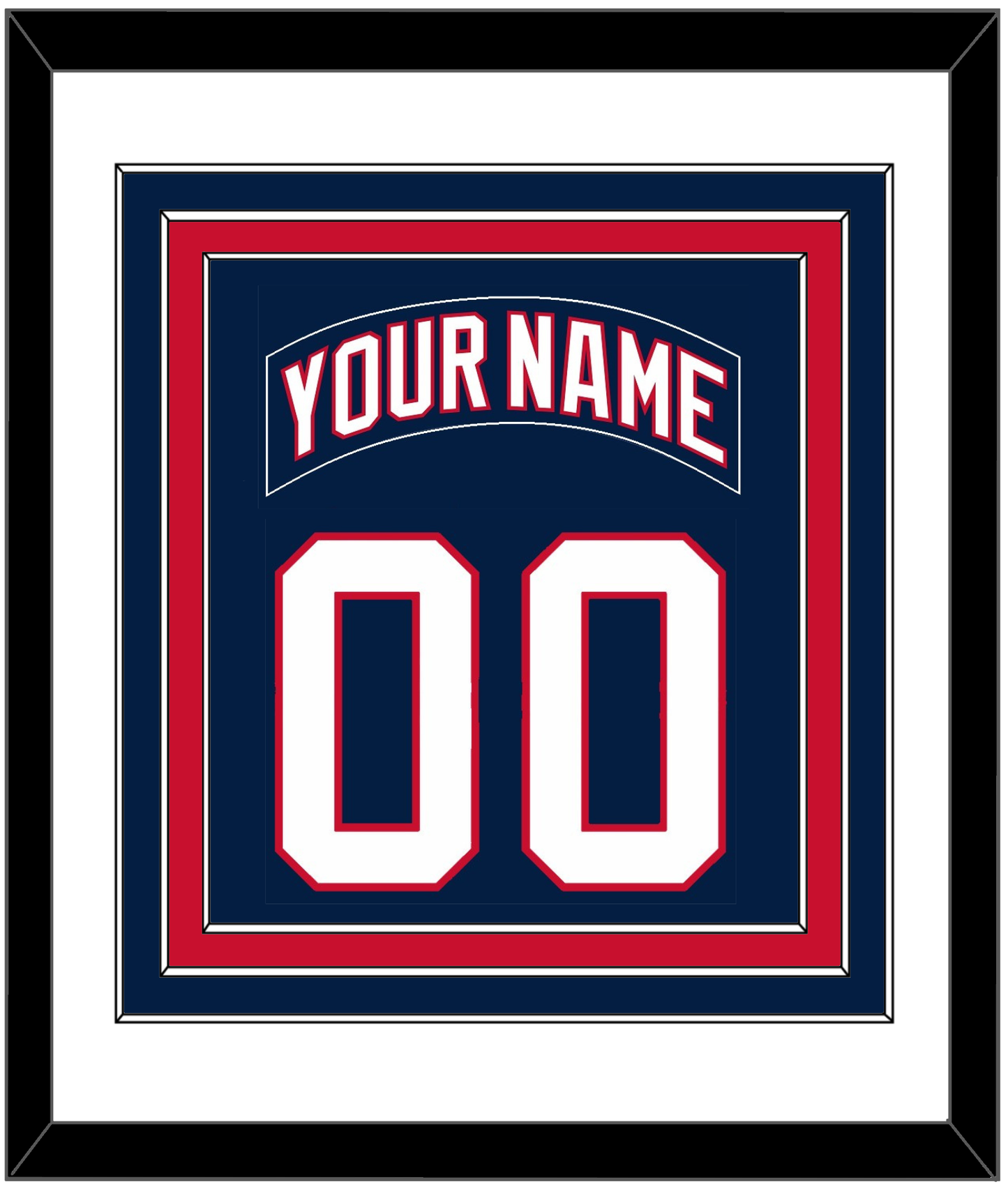 Florida Nameplate & Number (Back) Combined - Home Blue (2003-2006) - Premier Tier 1