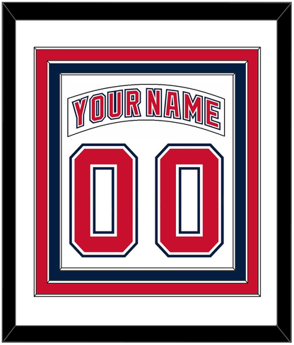 Florida Nameplate & Number (Back) Combined - Home White (1998-2003) - Premier Tier 1