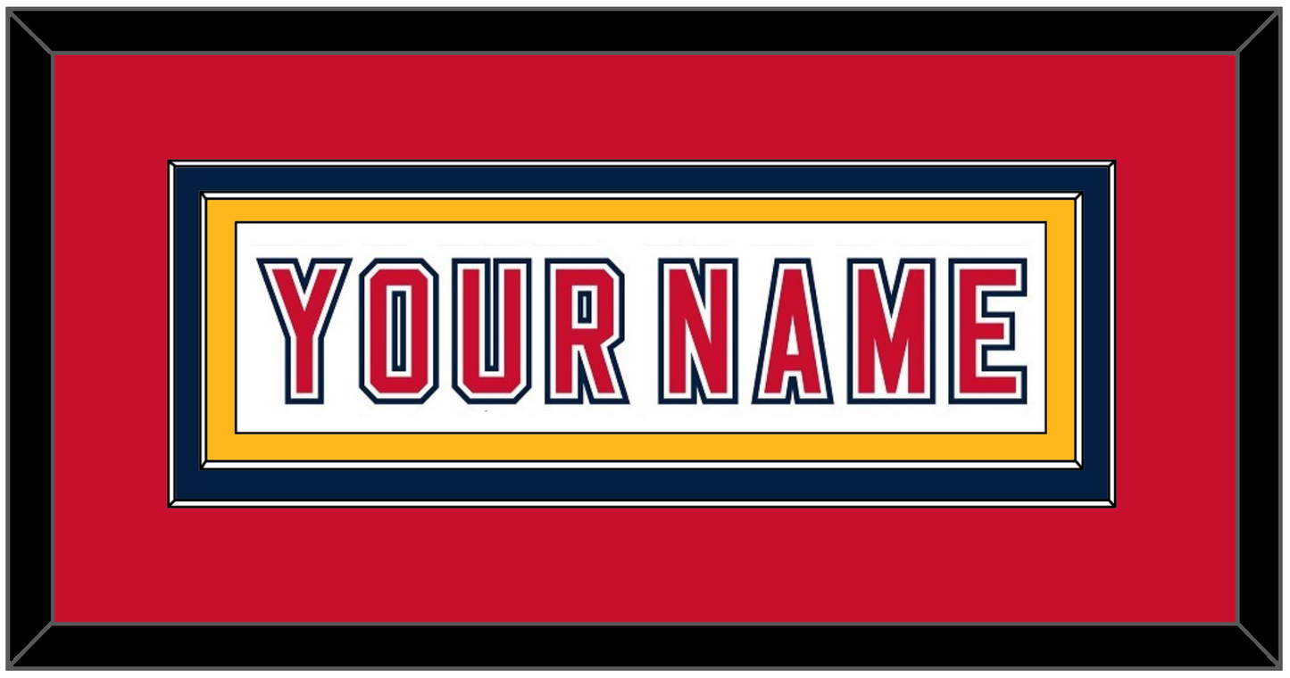 Florida Nameplate - Road White (2006-2007) - Signature Tier 2