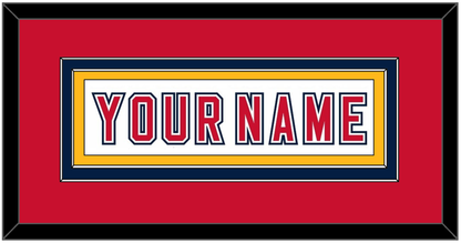 Florida Nameplate - Road White (2006-2007) - Signature Tier 2