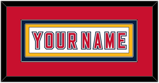 Florida Nameplate - Road White (2006-2007) - Signature Tier 2