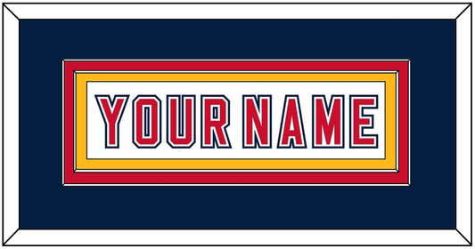 Florida Nameplate - Road White (2006-2007) - Signature Tier 4