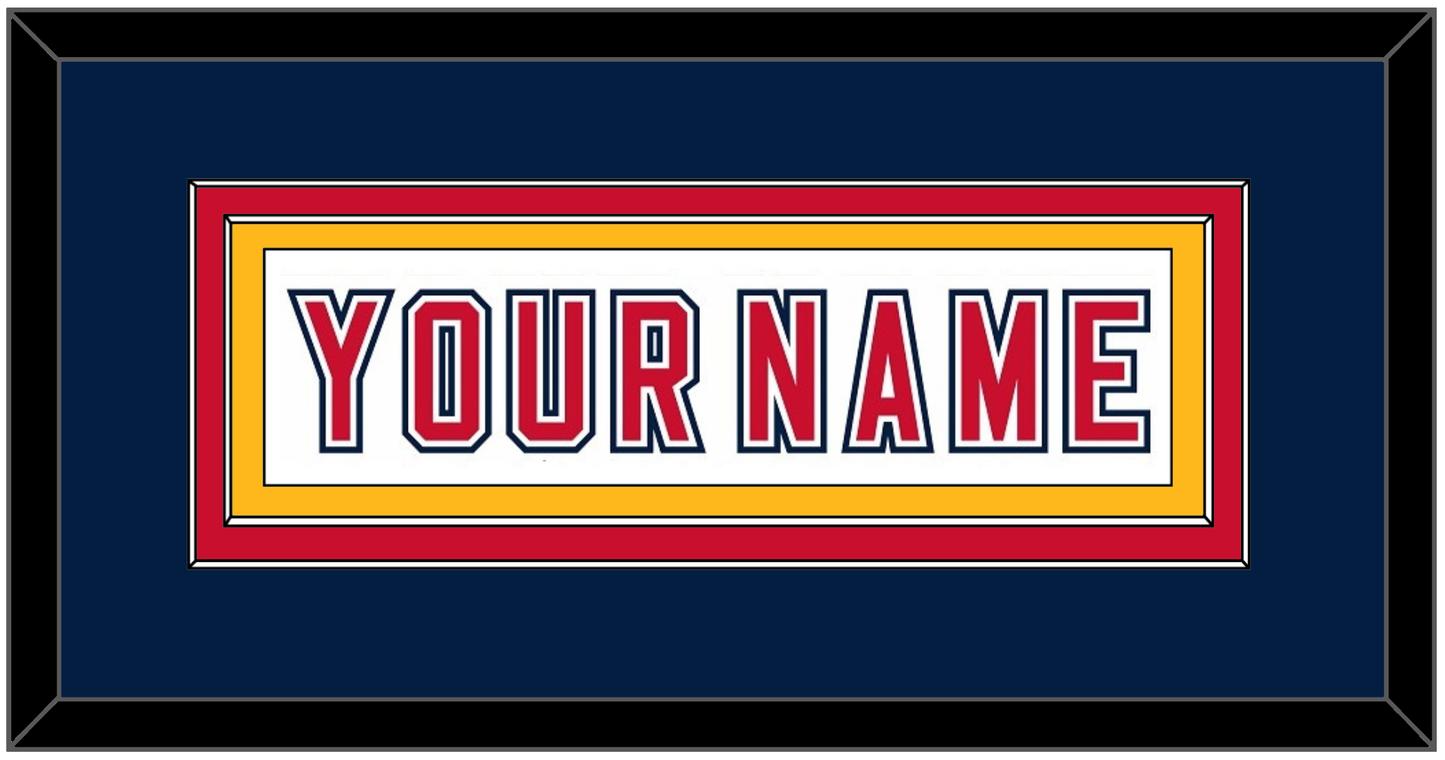 Florida Nameplate - Road White (2006-2007) - Signature Tier 4