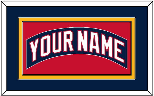 Florida Nameplate - Home Blue (2003-2006) - Signature Tier 2