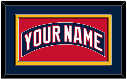 Florida Nameplate - Home Blue (2003-2006) - Signature Tier 2