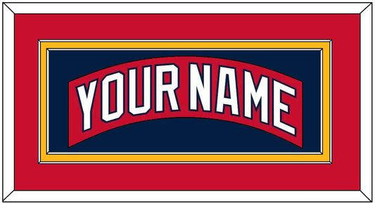 Florida Nameplate - Road Red (1998-2003) - Signature Tier 3