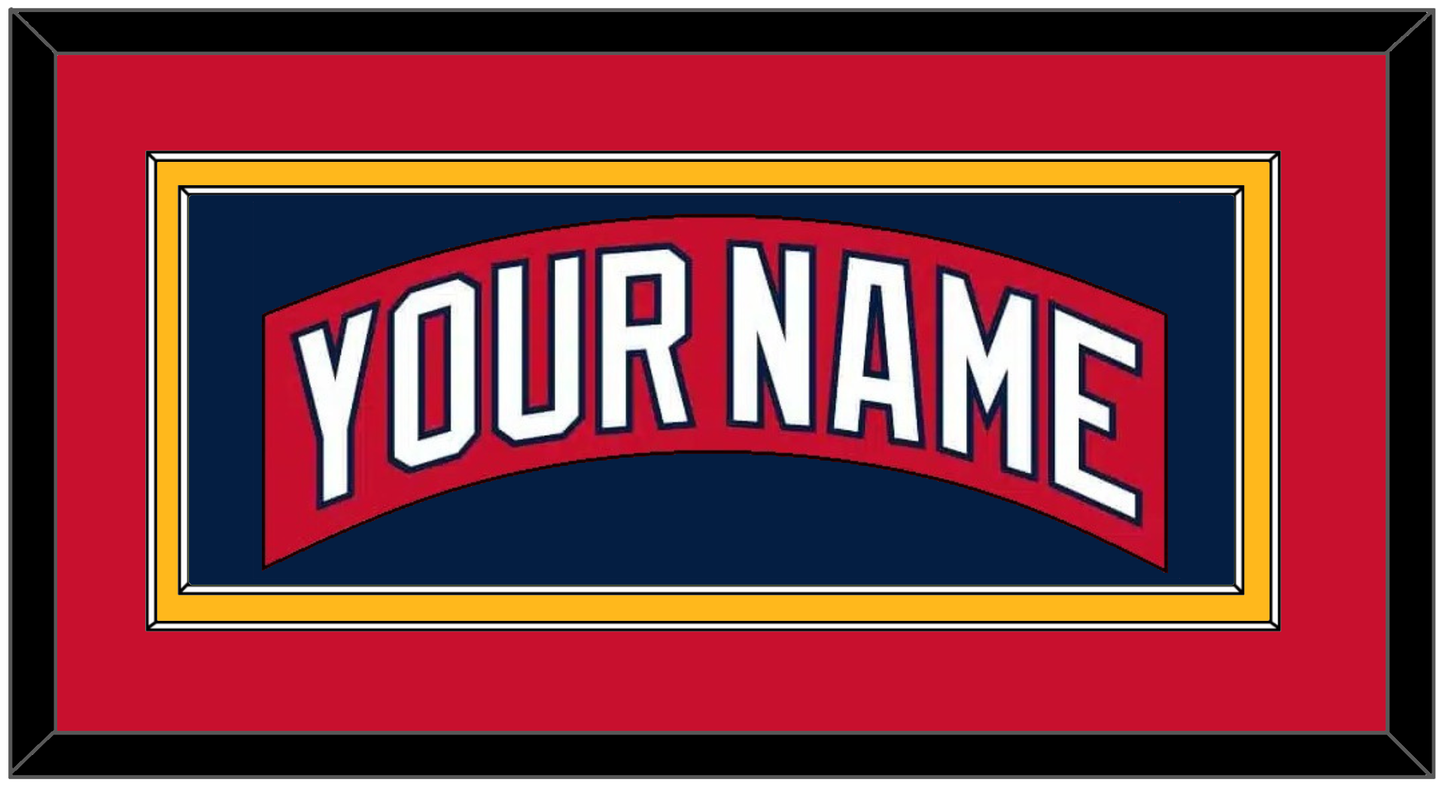 Florida Nameplate - Road Red (1998-2003) - Signature Tier 3