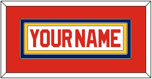 Florida Nameplate - Home White (1993-1998) - Signature Tier 2