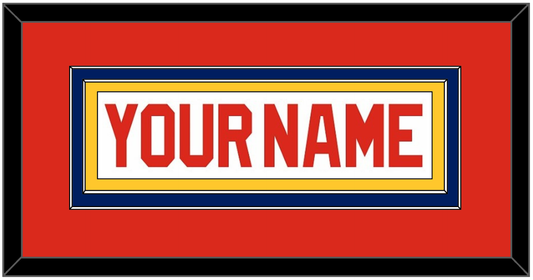 Florida Nameplate - Home White (1993-1998) - Signature Tier 2