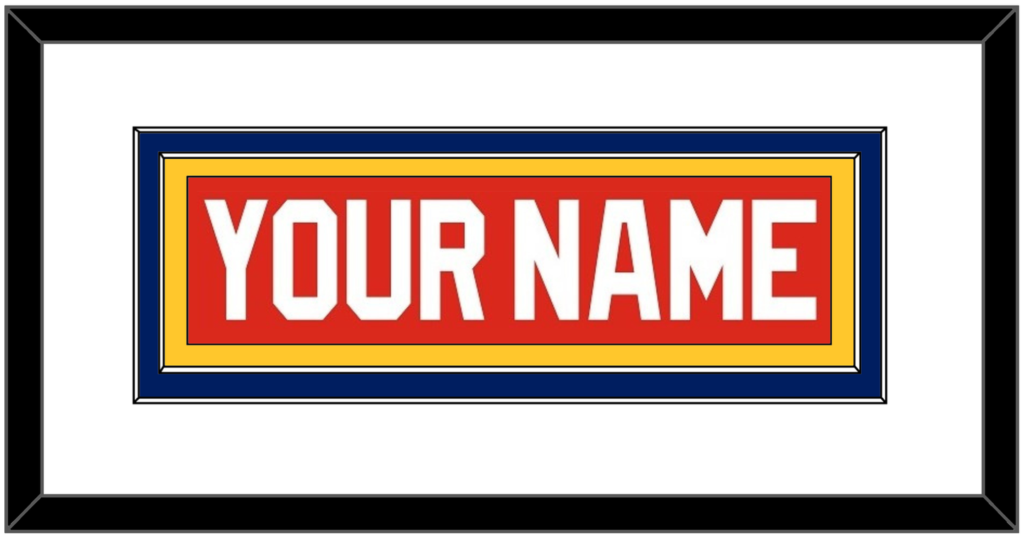 Florida Nameplate - Road Red (1993-1998) - Signature Tier 1