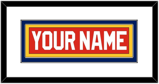 Florida Nameplate - Road Red (1993-1998) - Signature Tier 1