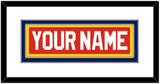 Florida Nameplate - Road Red (1993-1998) - Double Mat 1