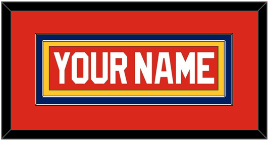 Florida Nameplate - Road Red (1993-1998) - Signature Tier 3