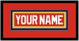 Florida Nameplate - Road Red (1993-1998) - Double Mat 3