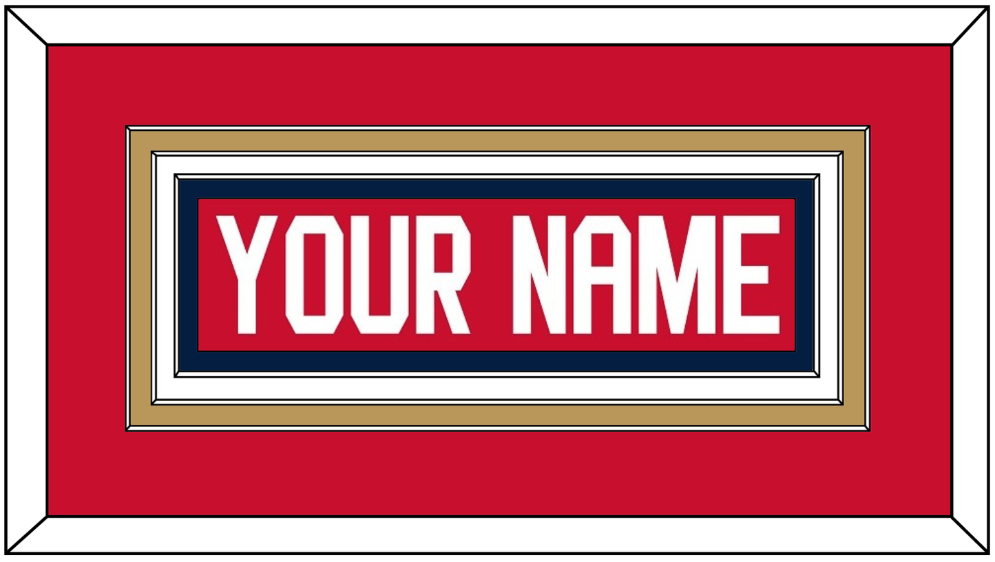 Florida Nameplate - Home Red (2016-2017) - Premier Tier 2