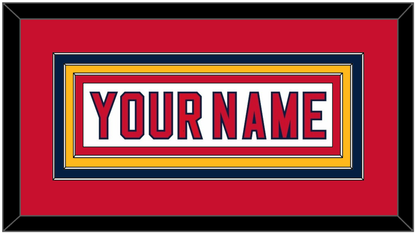 Florida Nameplate - Road White (2007-2016) - Premier Tier 4