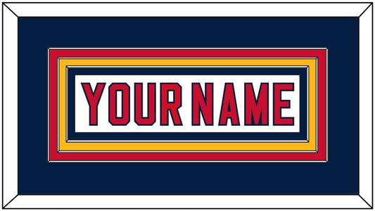 Florida Nameplate - Road White (2007-2016) - Premier Tier 5