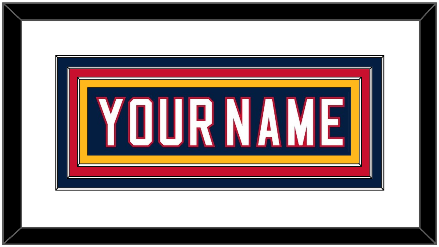 Florida Nameplate - Home Blue (2006-2007) - Premier Tier 1