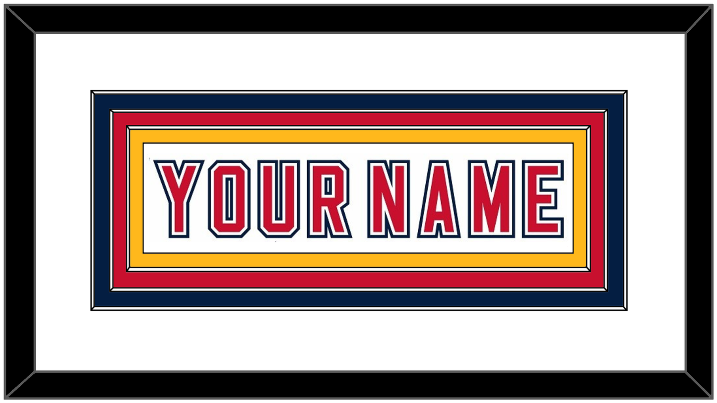 Florida Nameplate - Road White (2006-2007) - Premier Tier 1