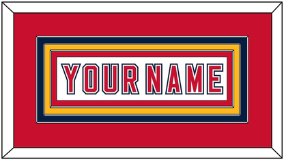 Florida Nameplate - Road White (2006-2007) - Premier Tier 4