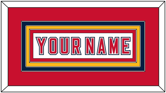 Florida Nameplate - Road White (2006-2007) - Premier Tier 4